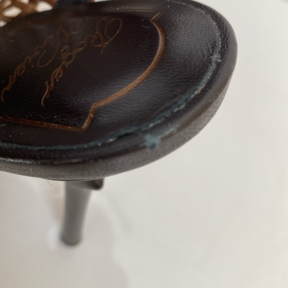 Roger Vivier Epin’ Elle Filoche Leather High Heels Size 38 - Picture 15 of 16